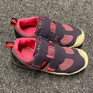 PLAE Kids waterproof girls Sneakers - size 12T Pink and Navy